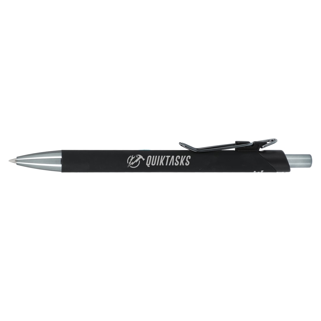 Metallic Recycled Aluminum Soft Touch Gel Pen 23