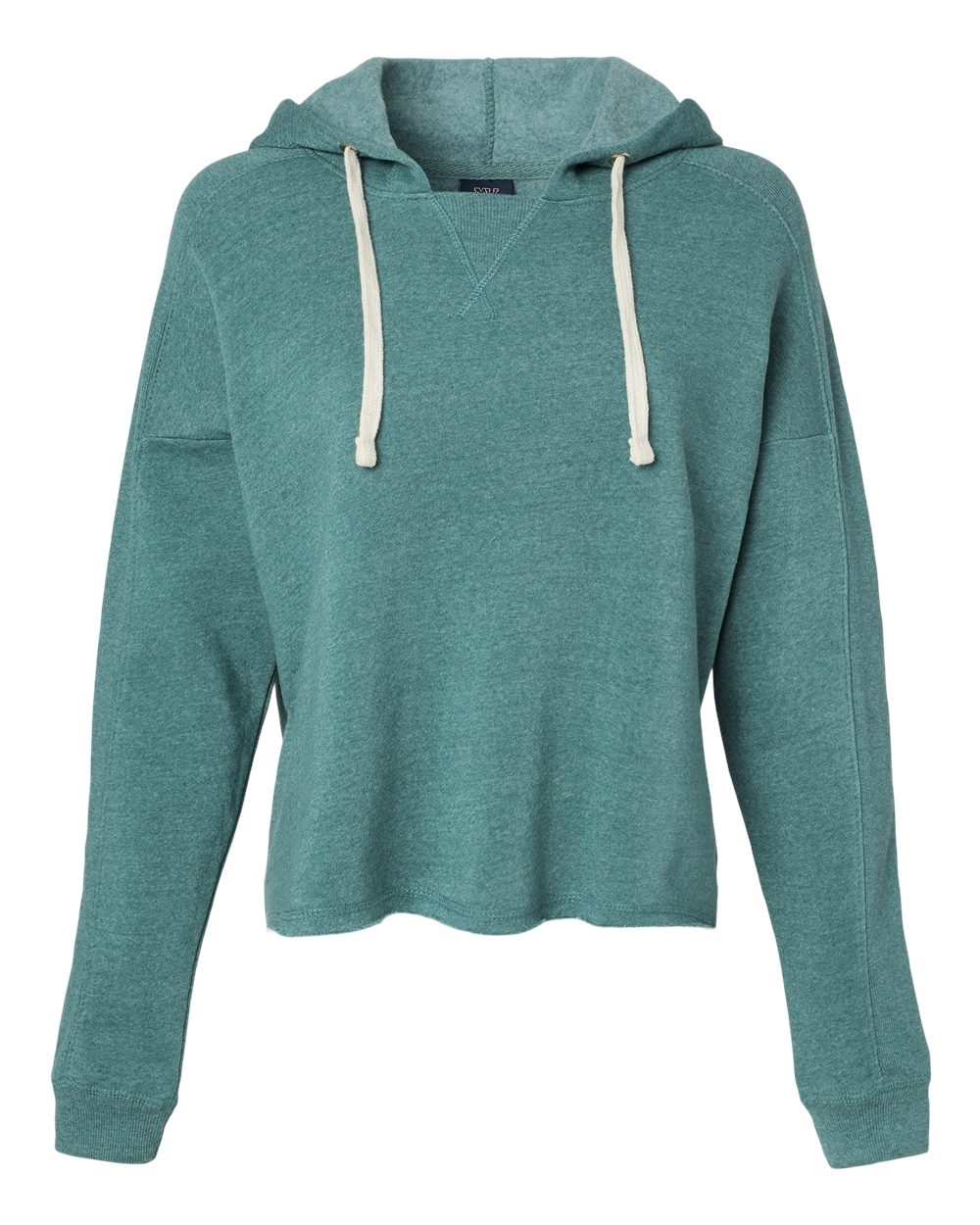 Women's Angel Fleece Crop Hooded Sweatshirt - W23101 21
