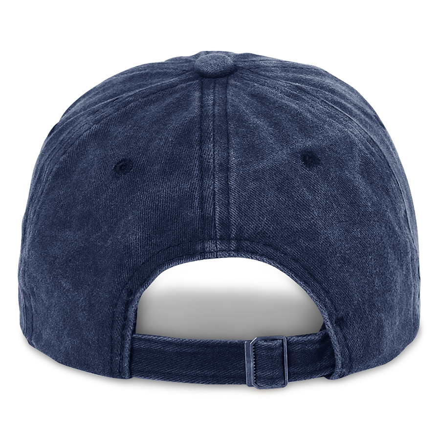 Stock Washed Cotton 6-Panel Baseball Cap w/ D-Ring Metal 47