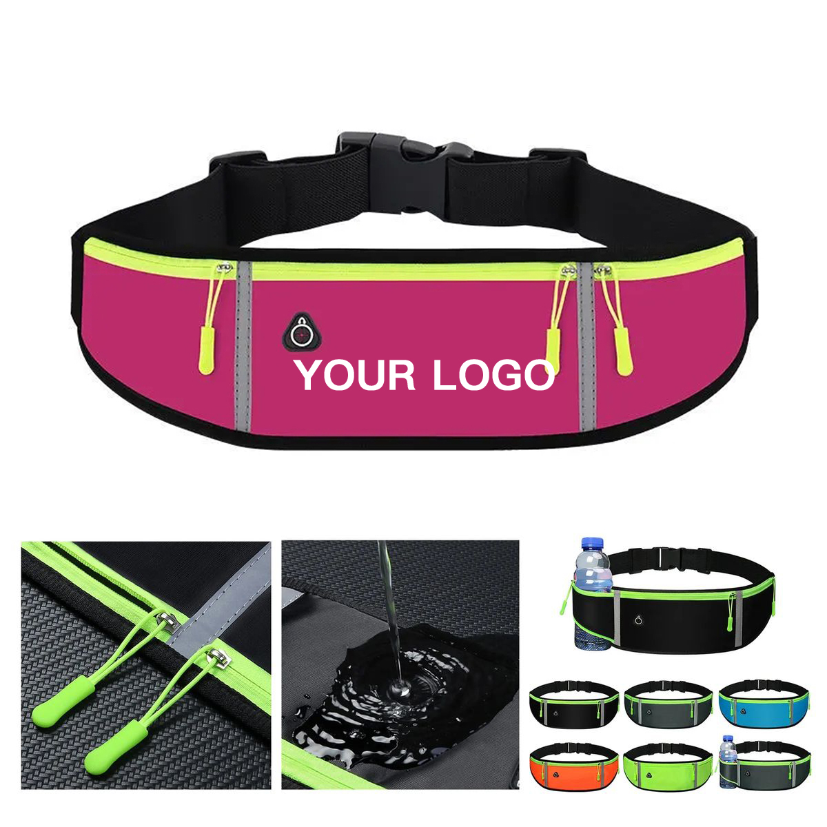 Lightweight Sports Waist Bag with Adjustable Strap 8
