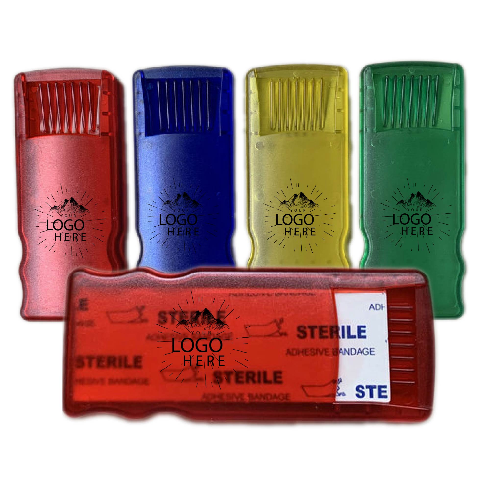 Bandage Holder Dispenser/5pc Bandages 1