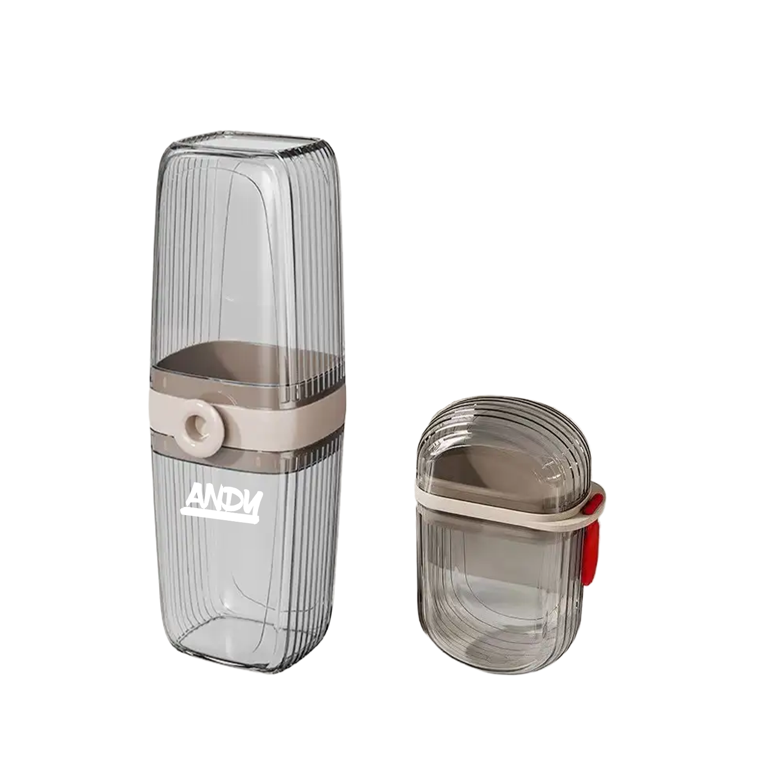 Portable Travel Toothbrush Cup and Soap Box Set 8