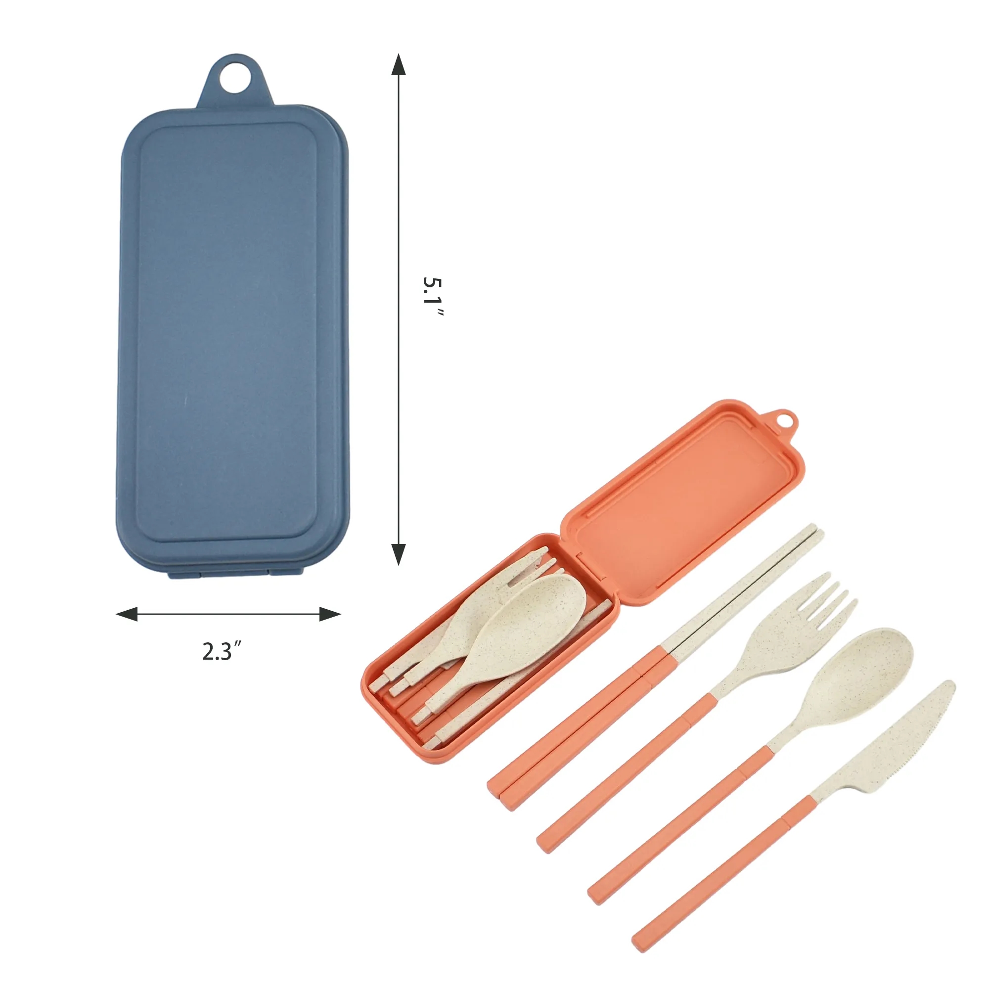 Children's Portable Tableware Set 4 Pieces MOQ 100PCS 2