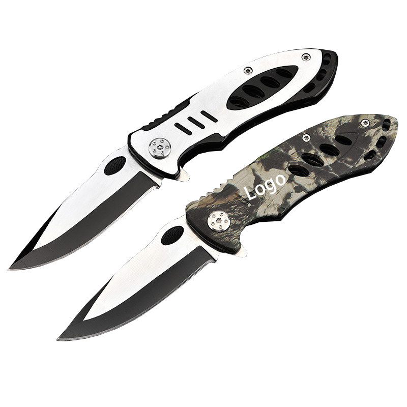 Camouflage Stainless Steel Folding Pocket Knife 5