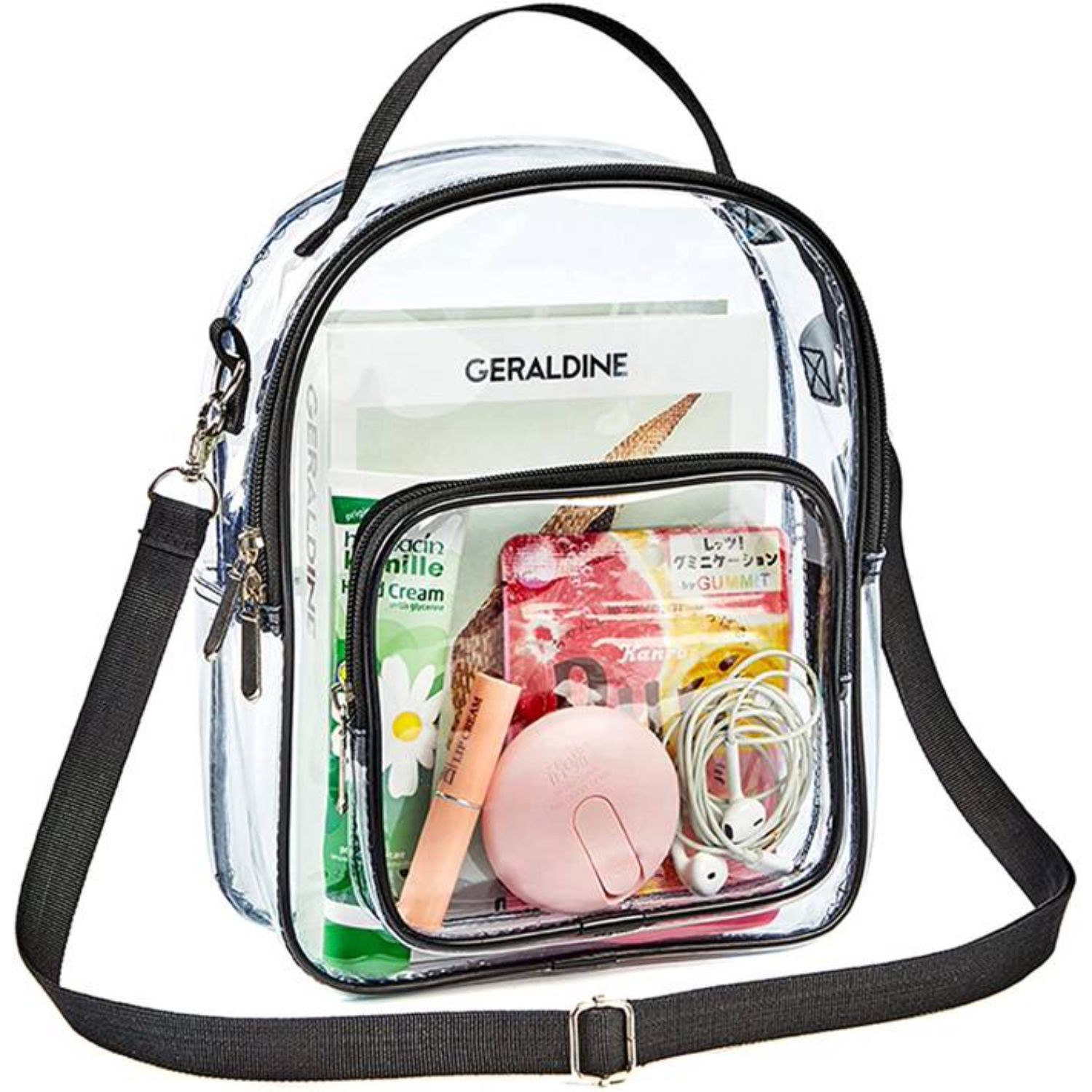 Clear PVC Crossbody Bag Stadium Approved Shoulder Sports Pack 2