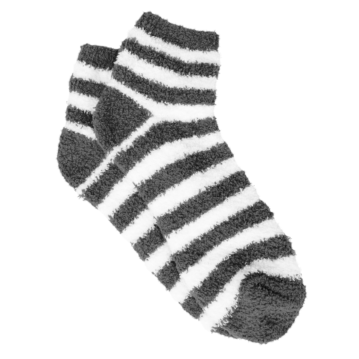 Fuzzy Stripe Socks 4