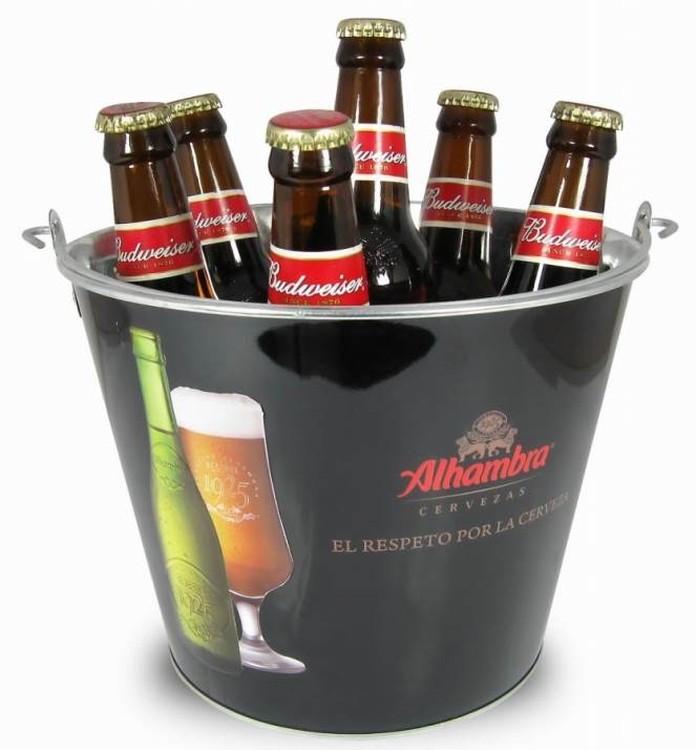 Metal Beer Ice Bucket Cooler 2