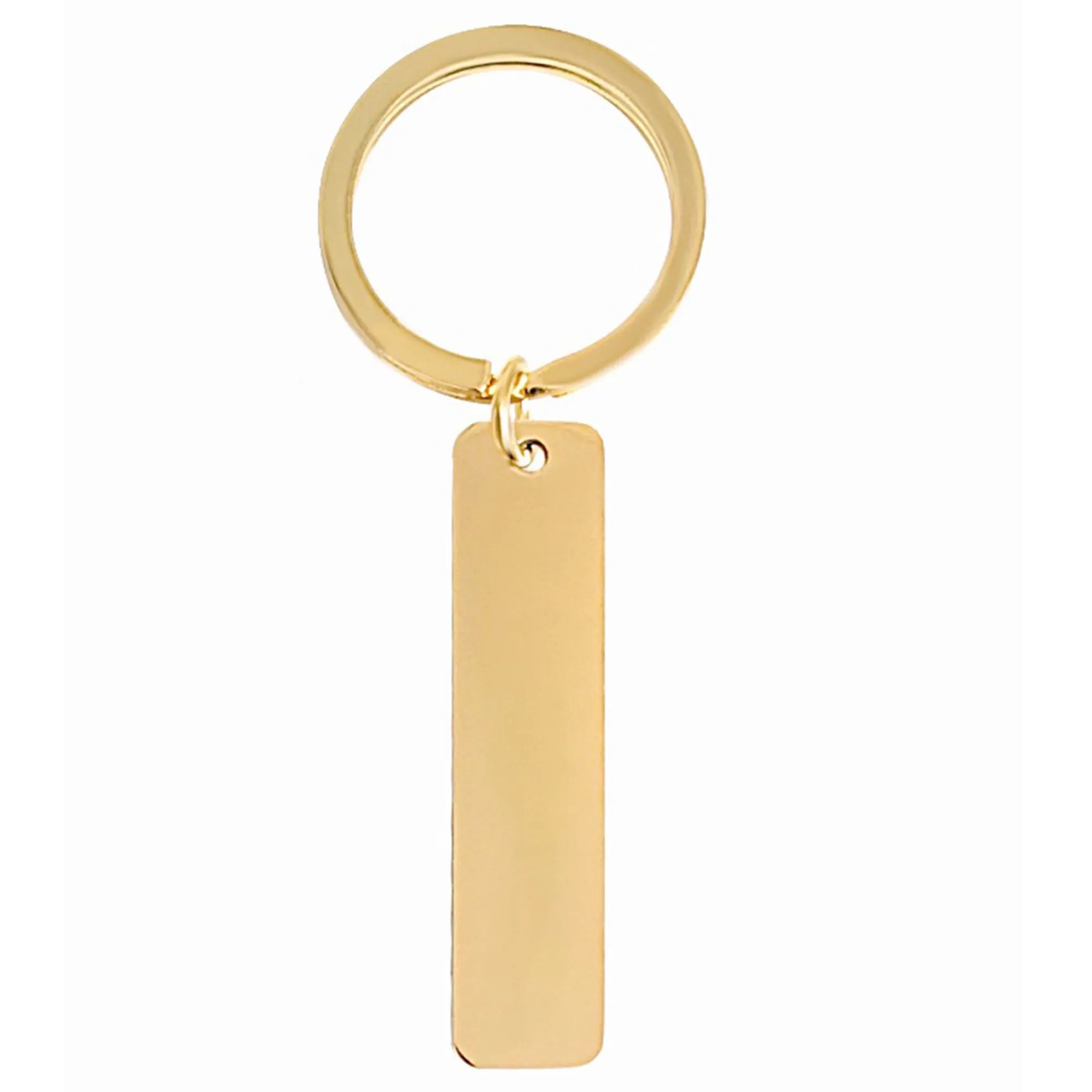 Laser Engraved Stainless Steel Keychain MOQ 20pcs 3