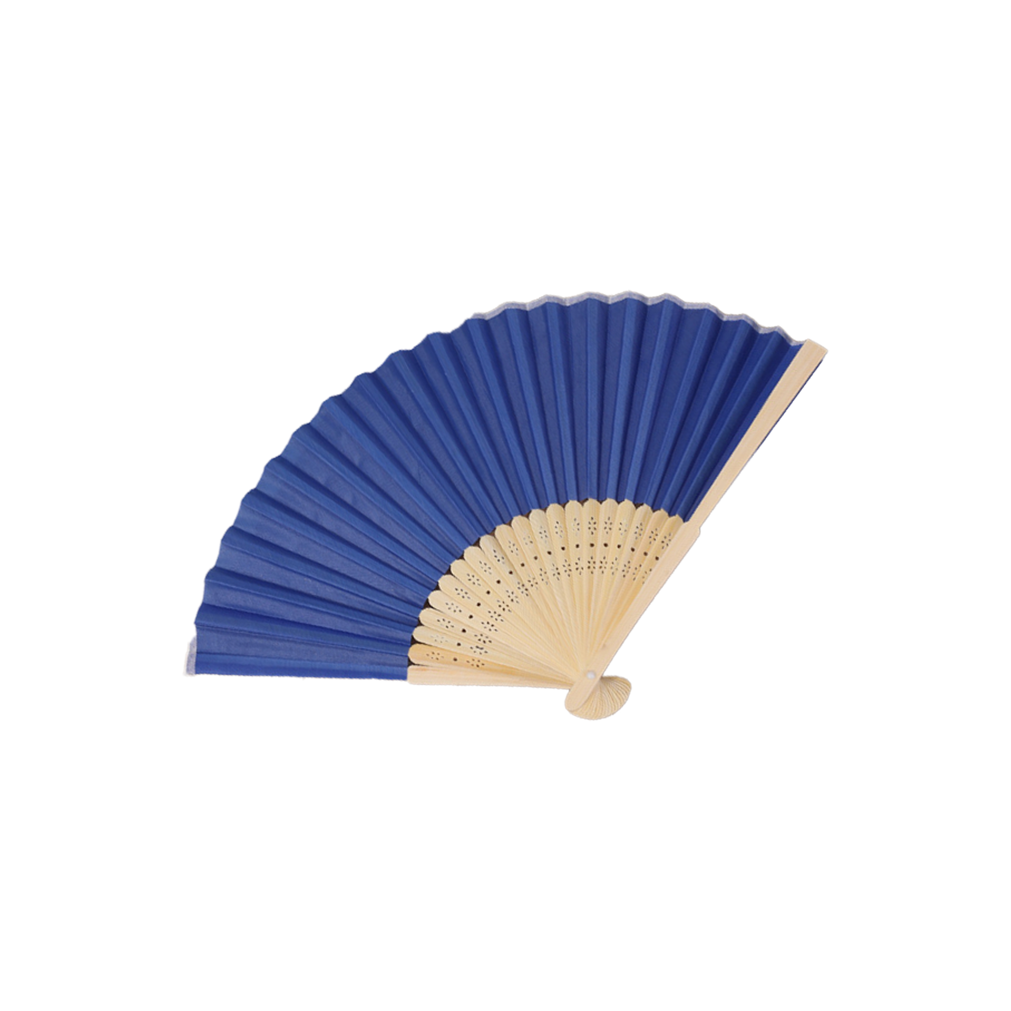 Bamboo Made Polyester Fabric Folding Fan 7