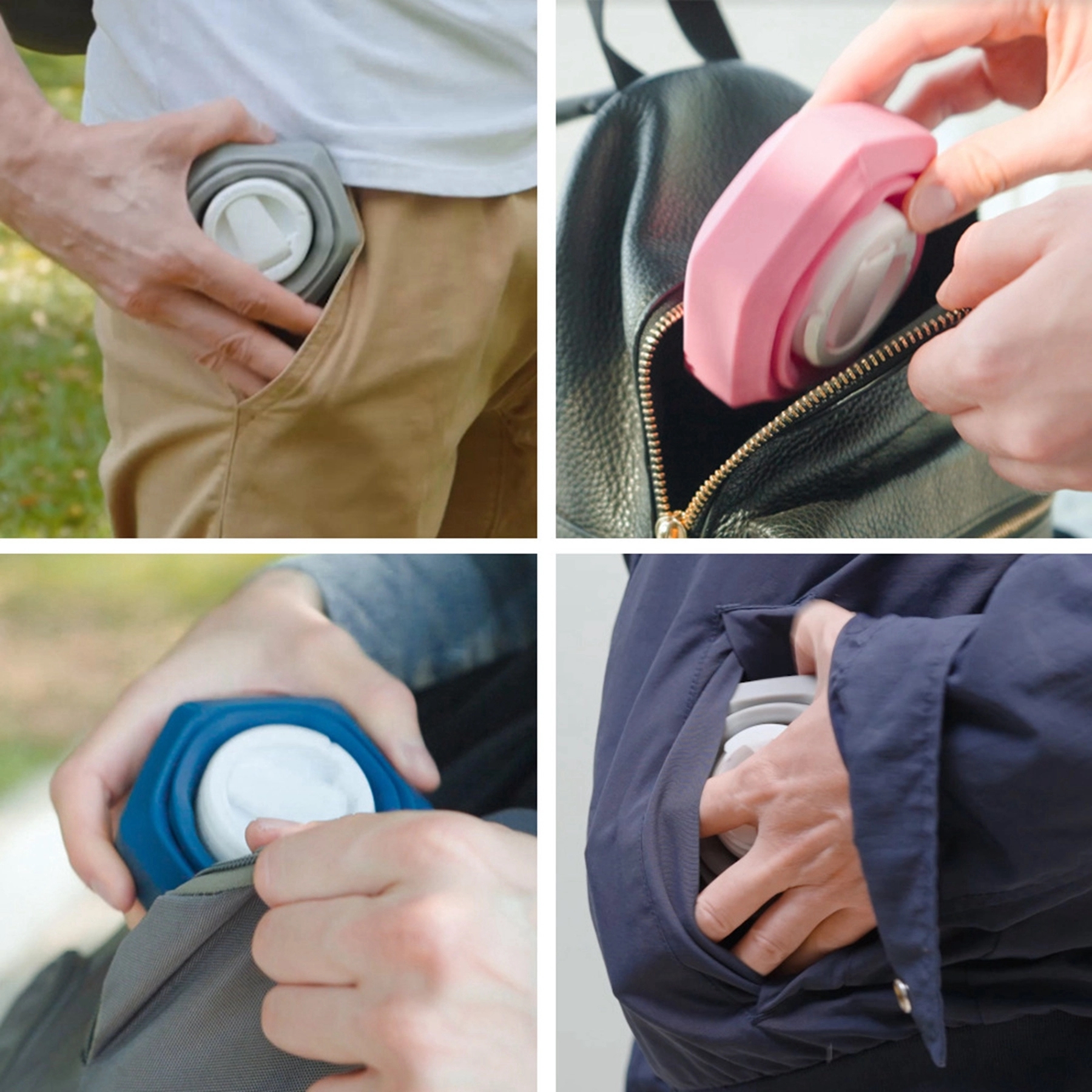 17 Oz. Silicone Collapsible Water Bottle 9