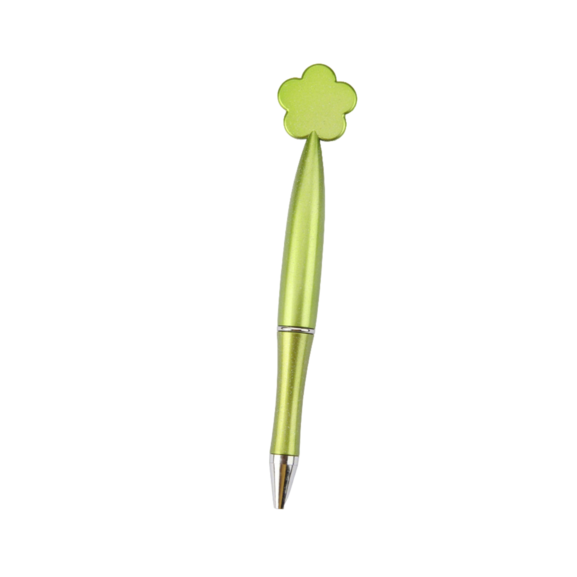 Flower Style Roller Ball Pen 5.28" Length X 0.43" Width 15