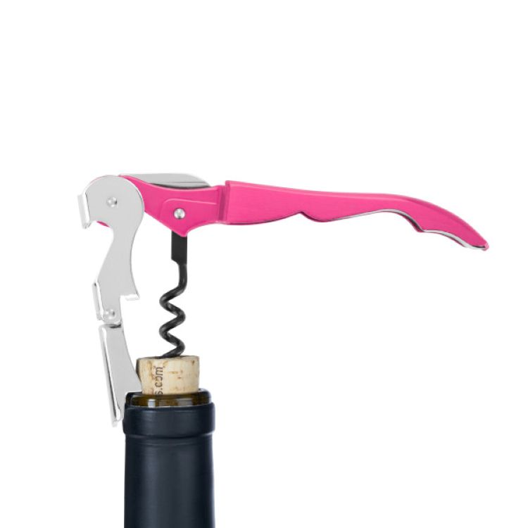 Truetap™ Pink Double Hinged Waiter's Corkscrew 7