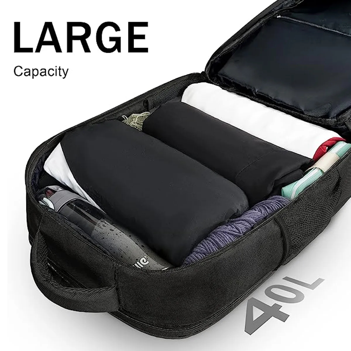 Large capacity Basic Business Travel Laptop Backpack For men 7