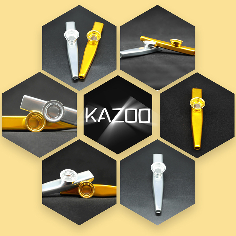 Aluminum Alloy Metal Kazoo Musical Instruments 4