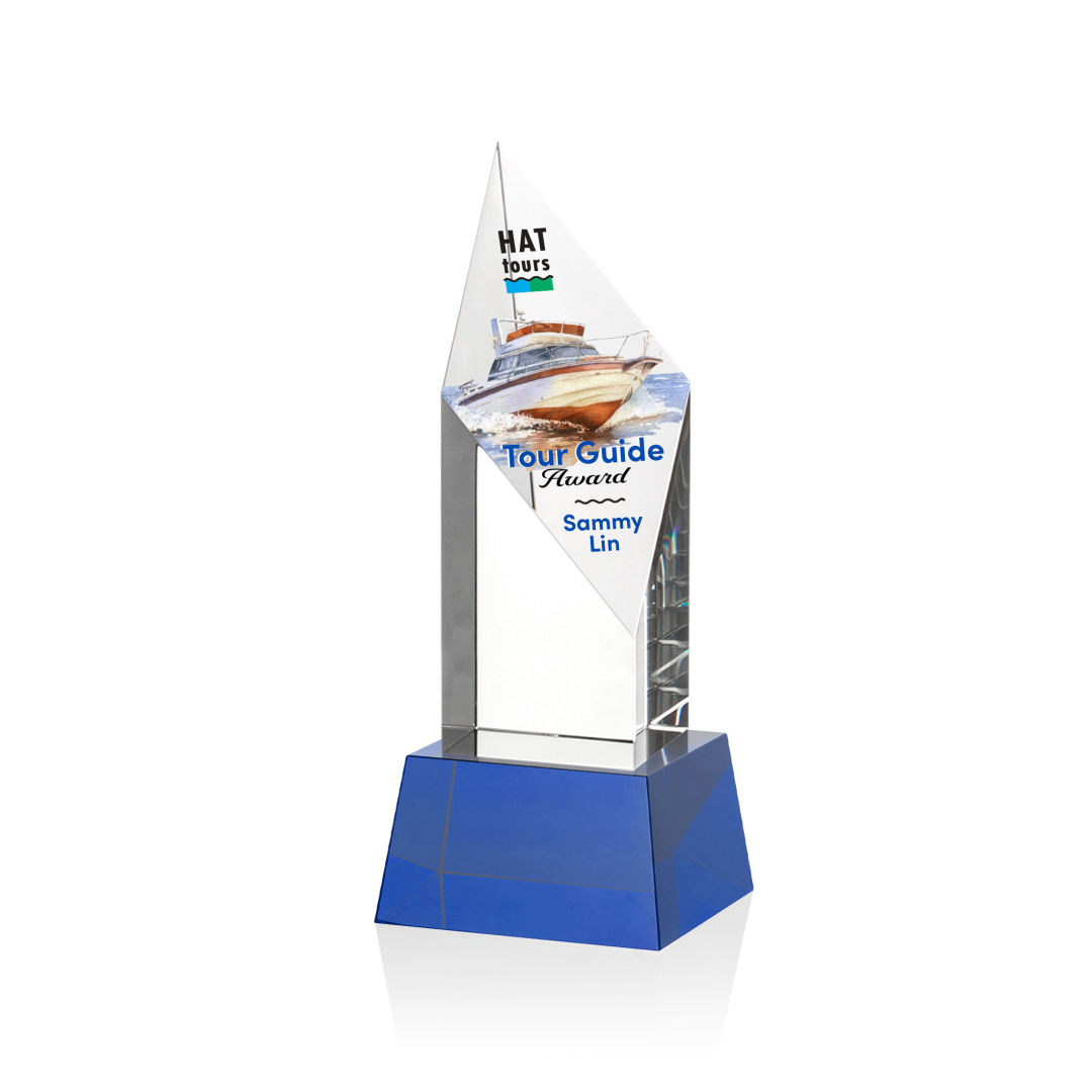 Vertex VividPrint™ Award on Base - Blue 7