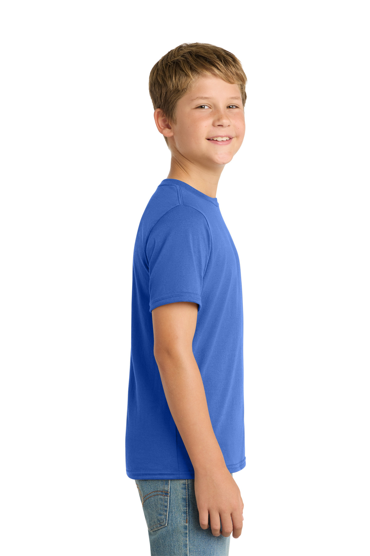 Port & Co Youth Performance Blend Tee. PC381Y 5
