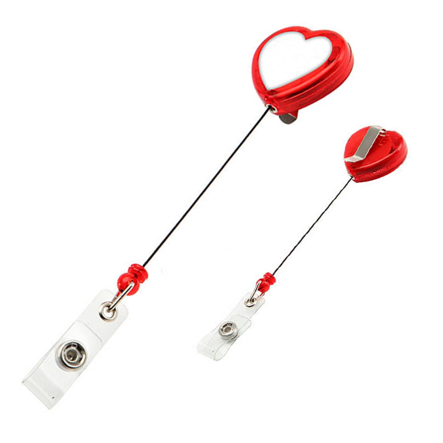 Heart-Shaped Retractable Badge Reel 6