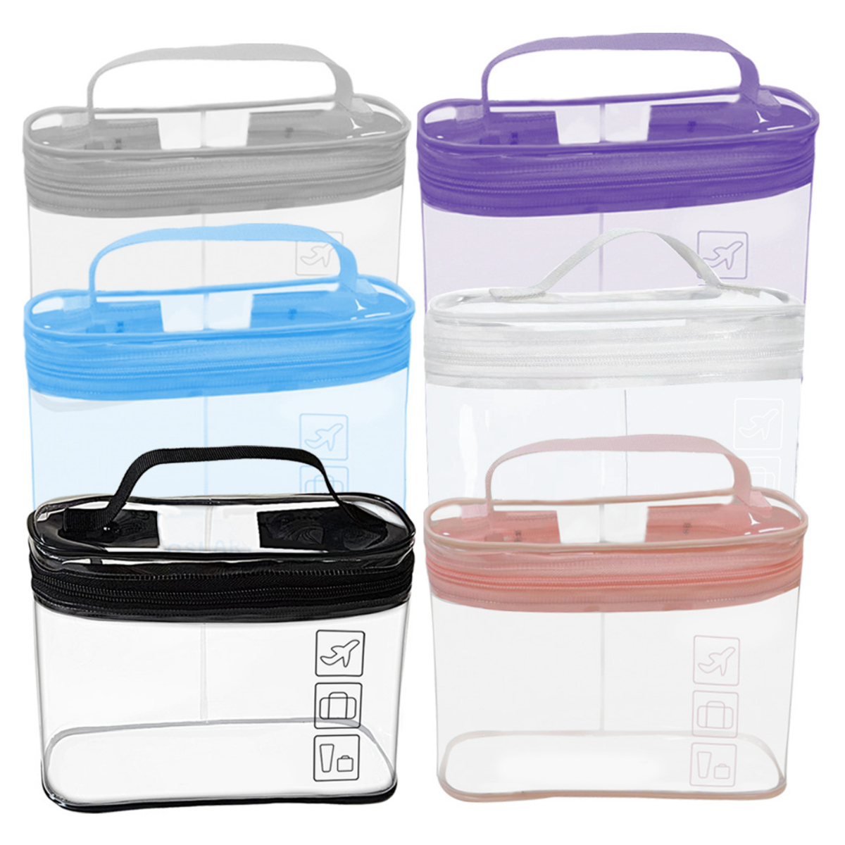 3L PVC Transparent Travel Organizer Bag with Handle 5