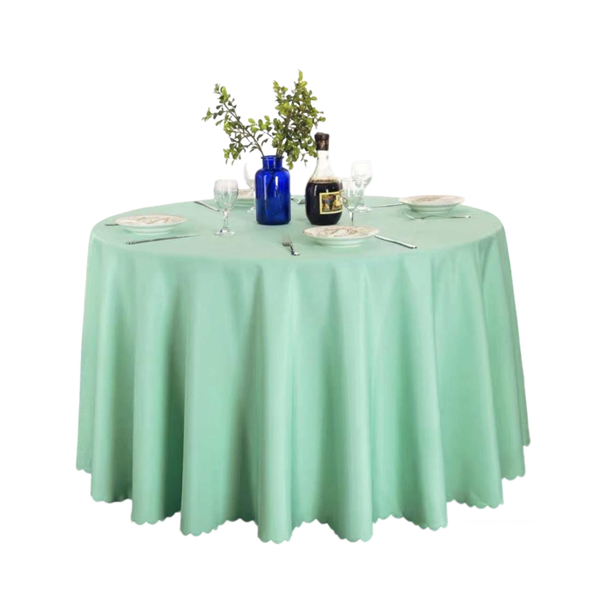 Polyester Tablecloth 102" x 71" With Custom Print 12
