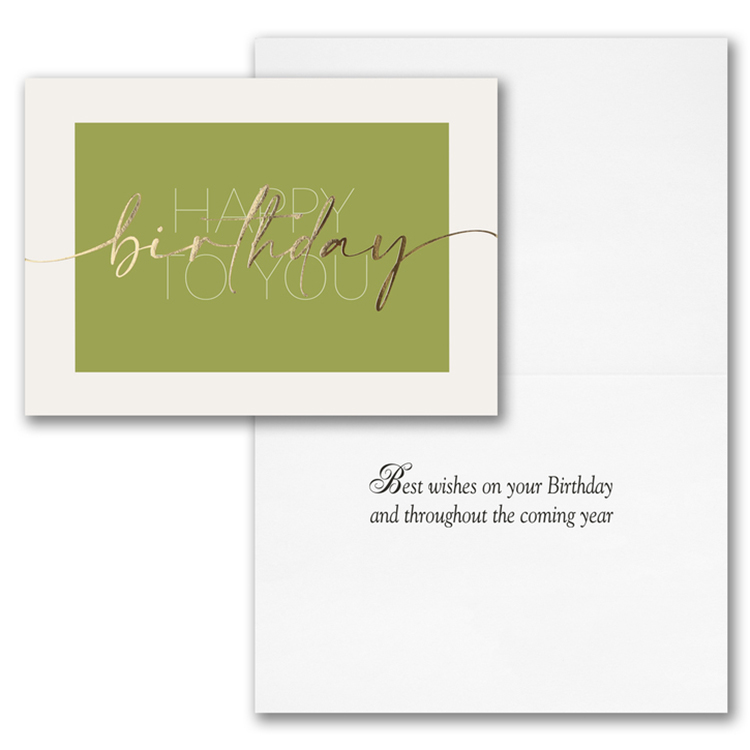 Golden Colors Occasions Assortment Card Pack 4