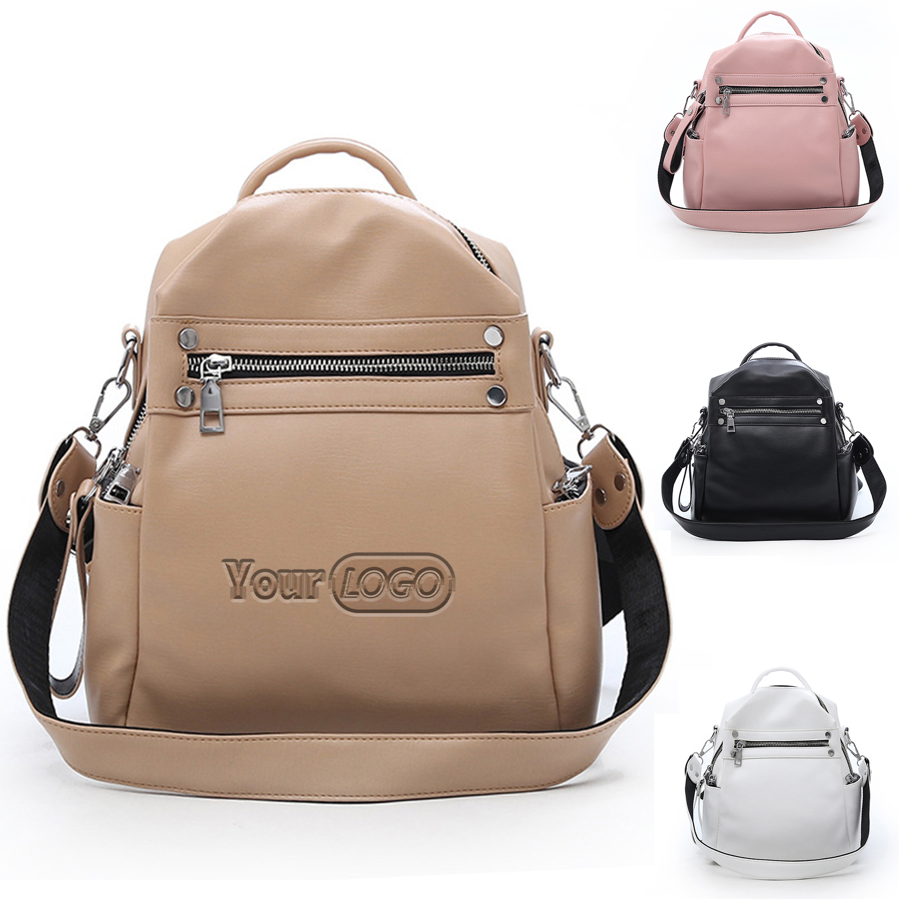 PU Leather Women Backpack Purse 2