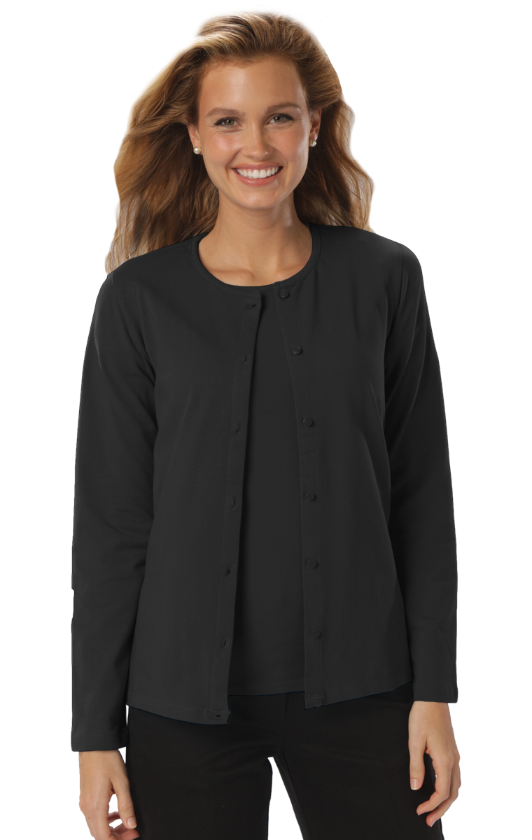 Ladies' L/S Button Front Cardigan 11