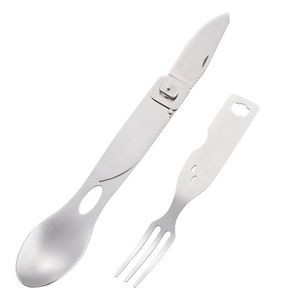 4 In 1 Stainless Steel Cutlery Set Spoon Fork Knife And Spin Button Organizer 19