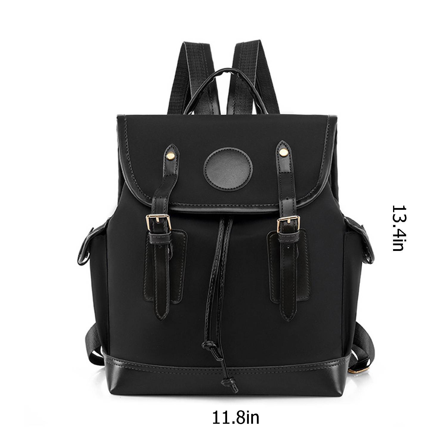 PU Leather casual and large-capacity backpack 4