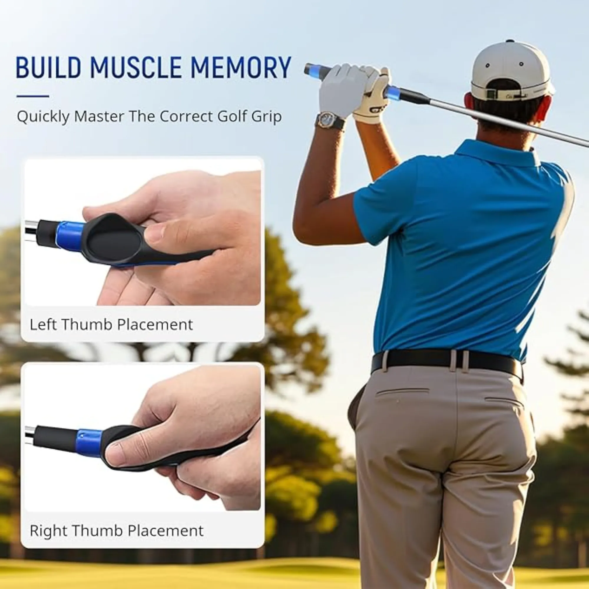 Golf Geginner Hand Shape Correction Grip 5