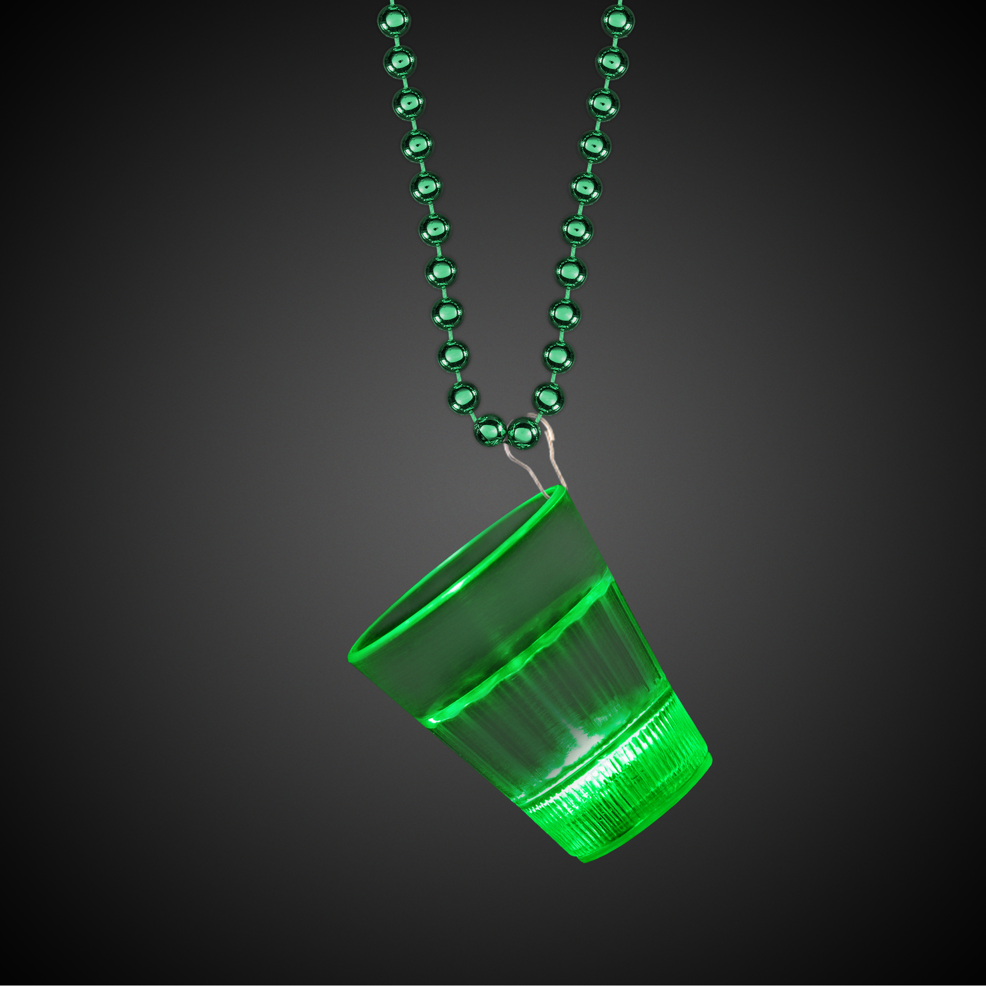 Jade LED 2oz Shot Glass Medallion 3