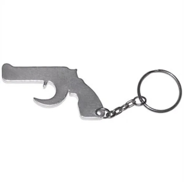 Gun Shape Bottle Opener w/Key Chain 6