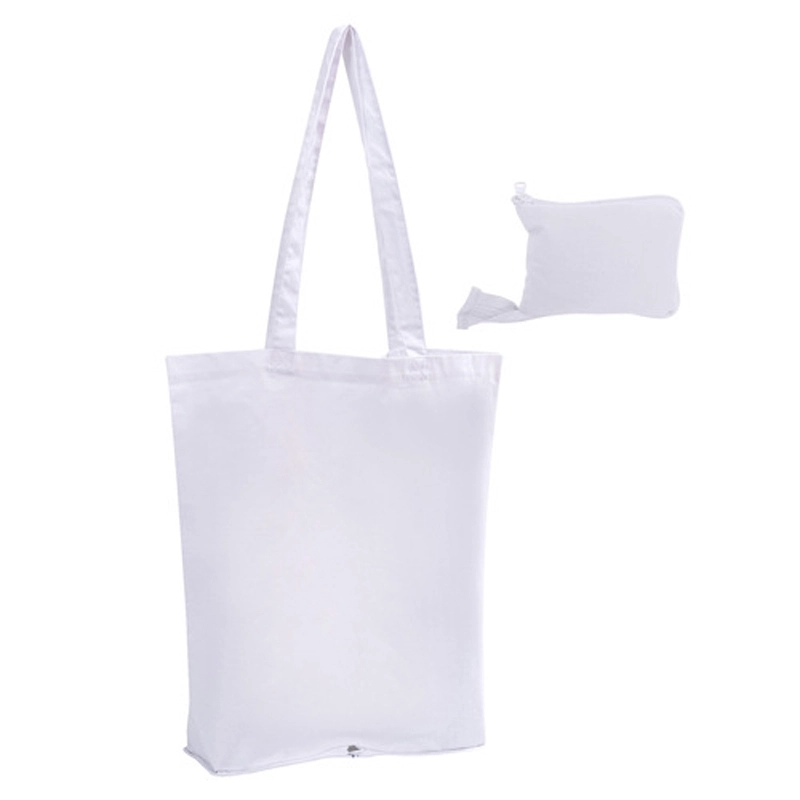 Custom Foldable Cotton Grocery Bag, custom tote bag with logo imprint 7
