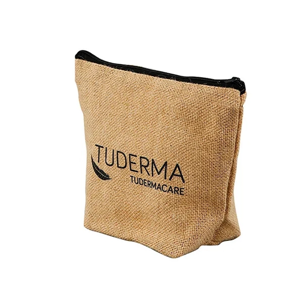 Eco-friendly Jute cosmetic bag 5
