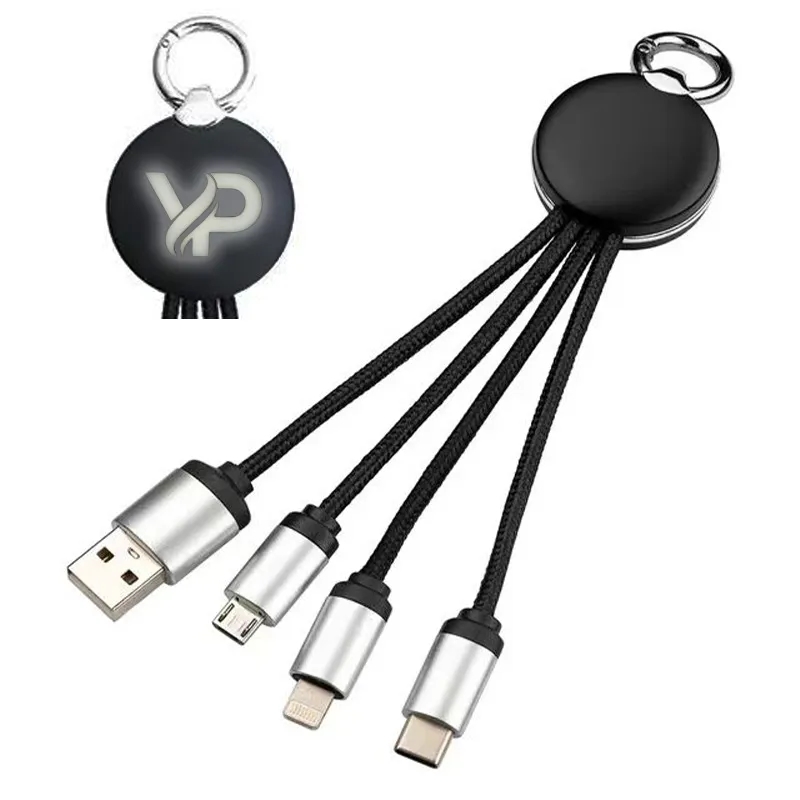 Metallic Light-Up Logo Charging Cable 7
