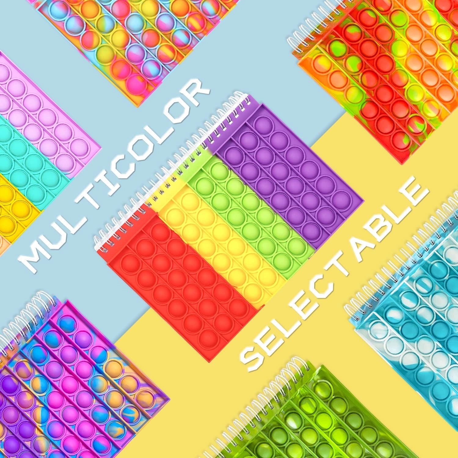 Ralieve Stress and Anxiety Pop it Bubble Fidget Notebook 3