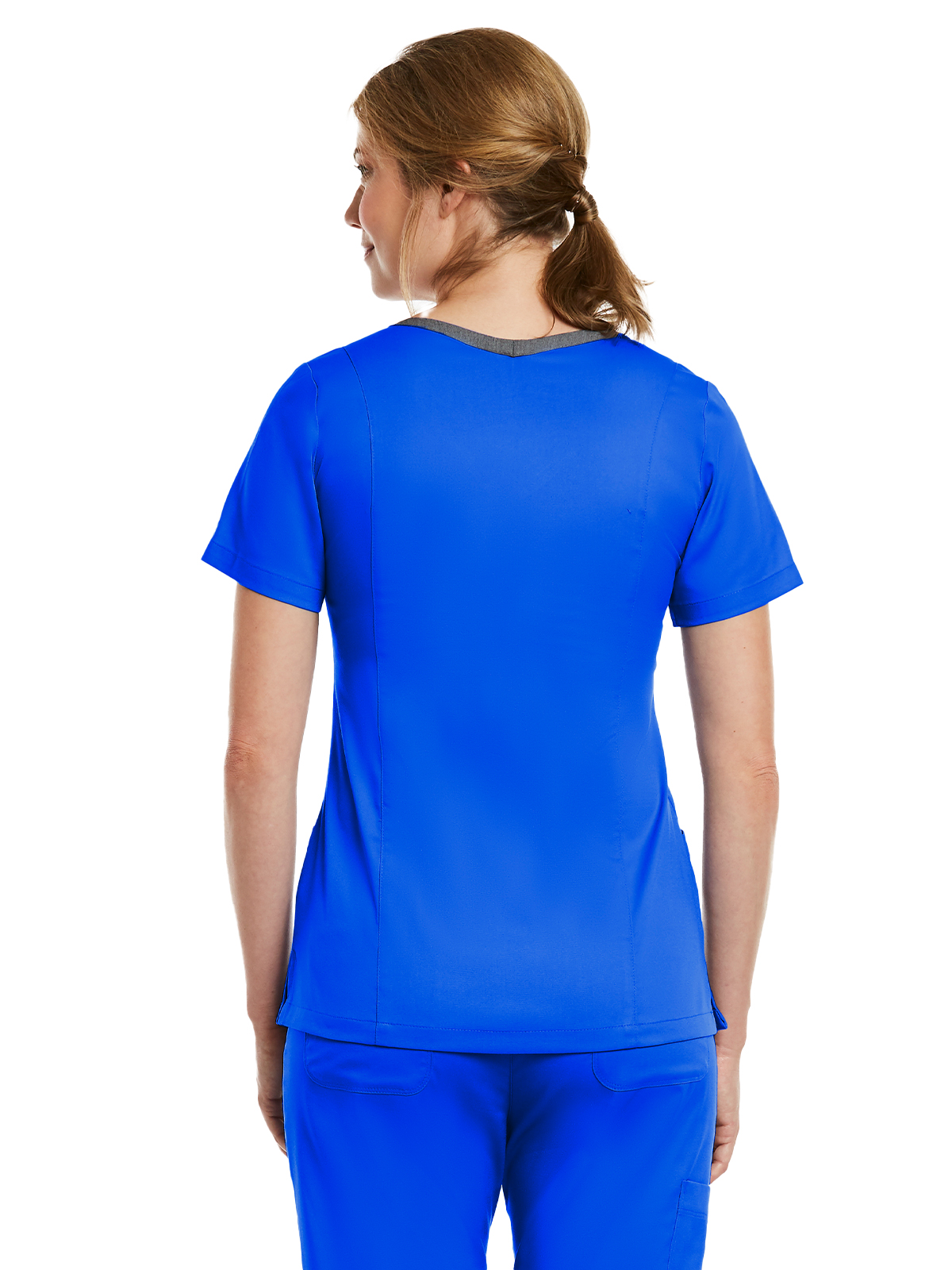 Maevn - Matrix - Women's Three-Pocket Heather Neck Band Top 27