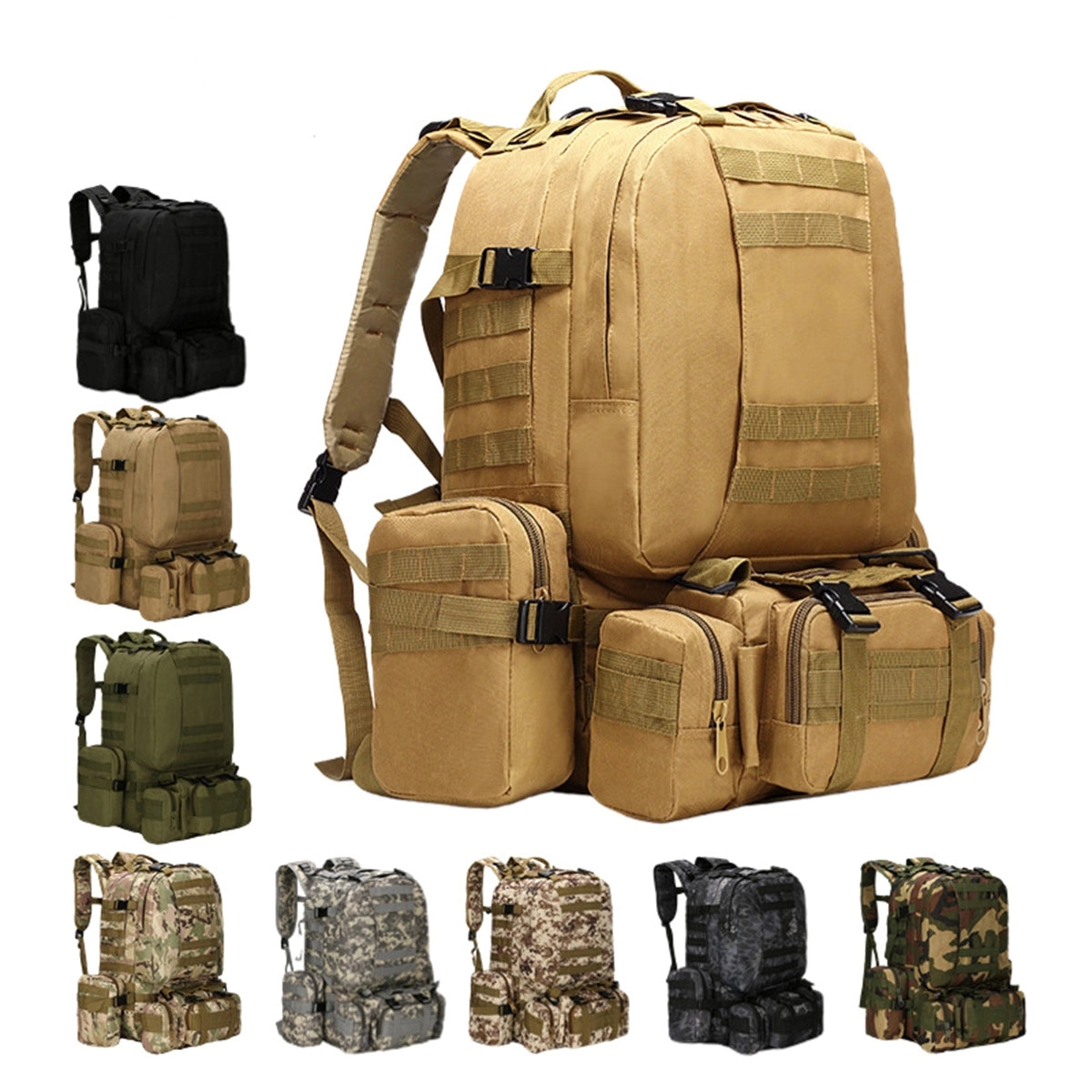 60L Molle Military Tactical Backpack 2