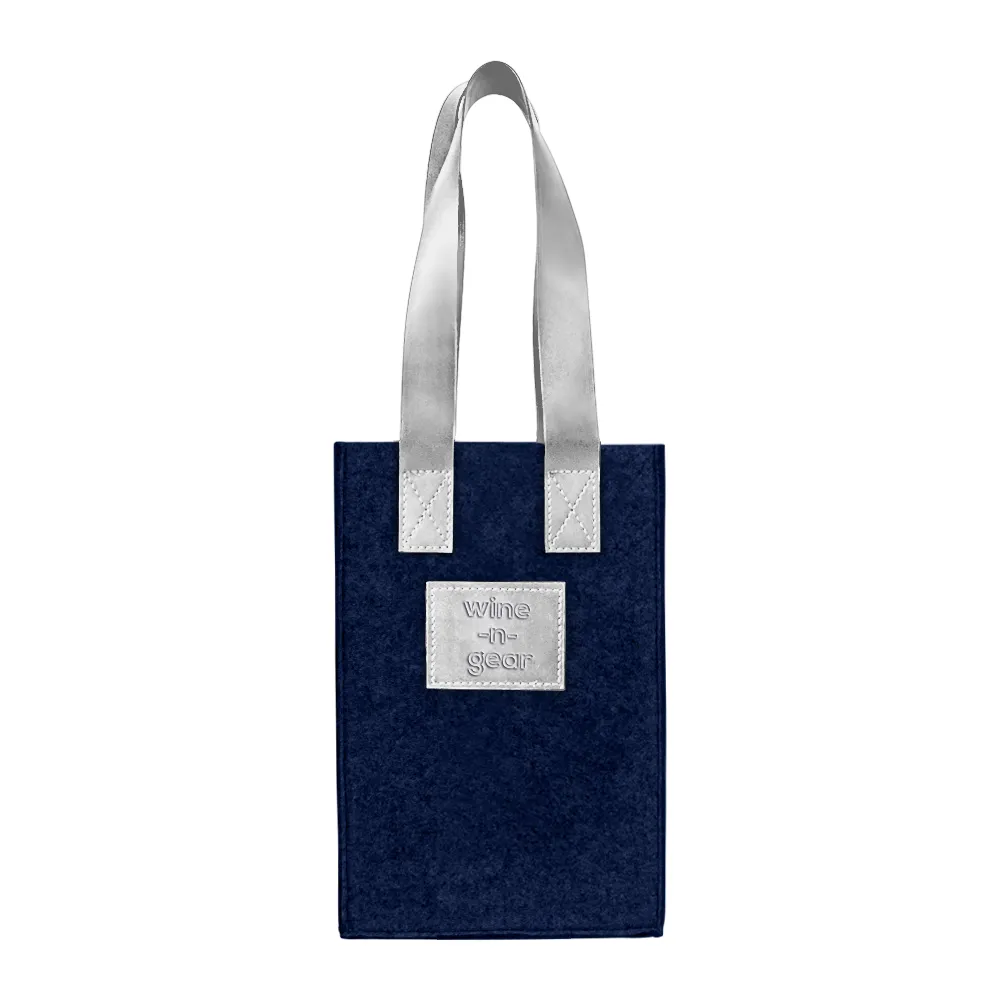 2-Bottle Felt Wine Tote 15