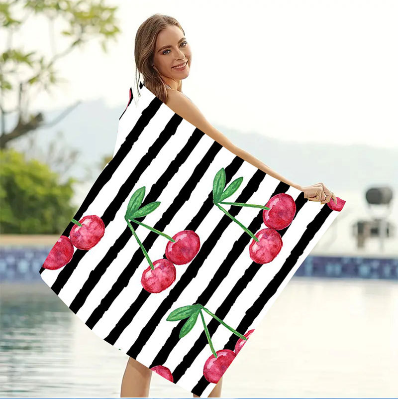 30" x 60" Sublimated Microfiber Beach Towel 4