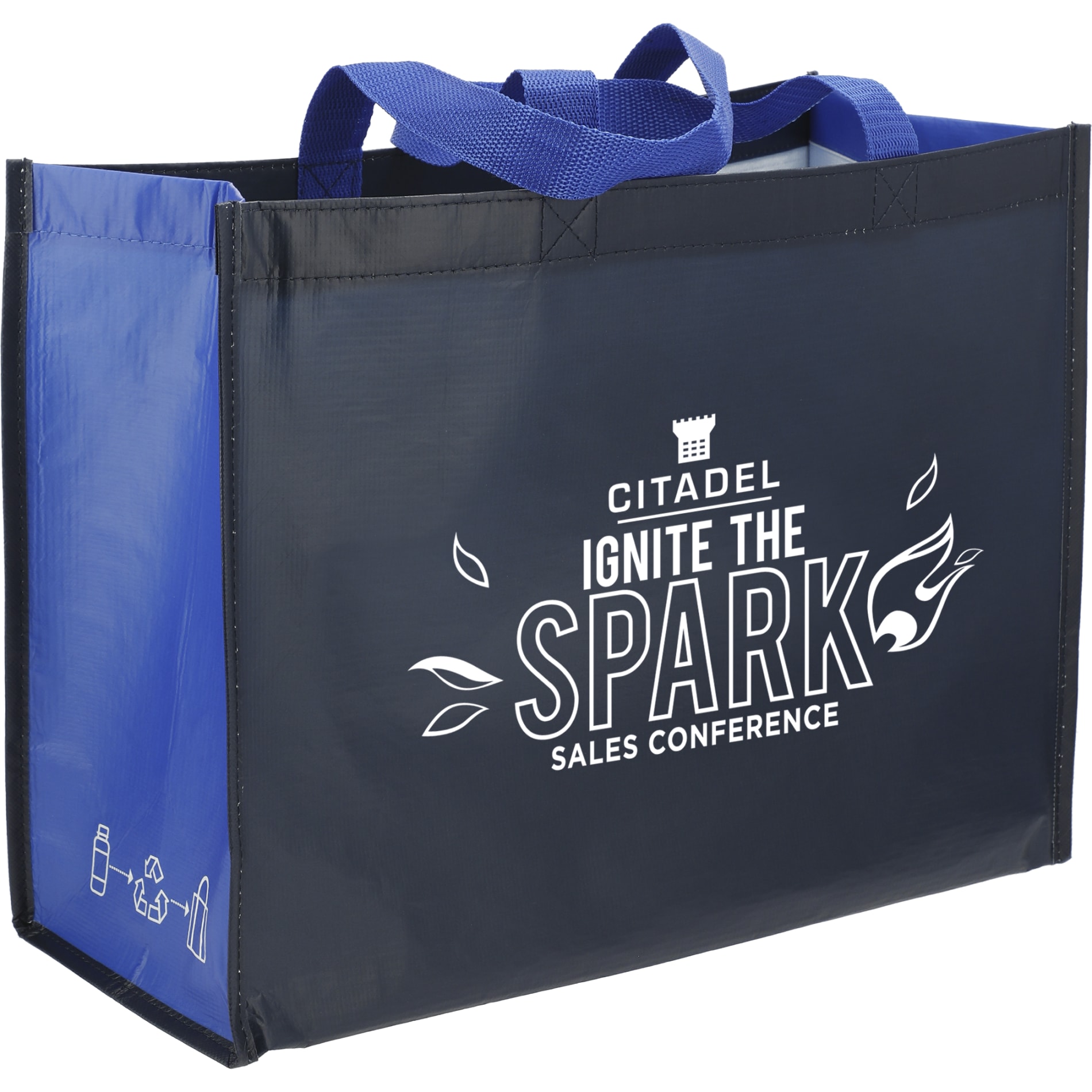 RPET Laminated Matte Shopper Tote 63