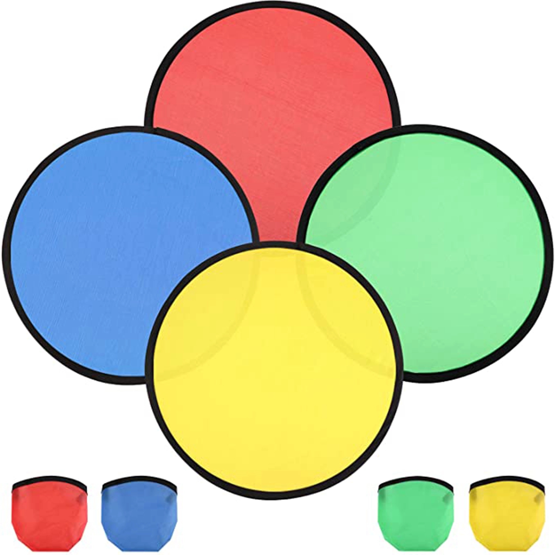 Foldable Flying Disc Fan Set w/ Pocket 8