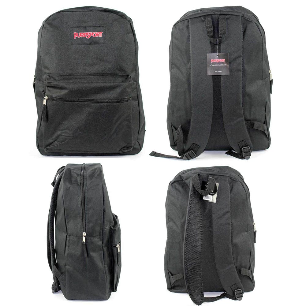 Classic Backpacks - Black 17" 3