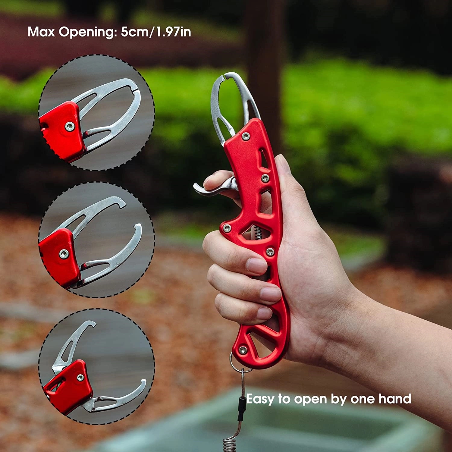 Aluminium Alloy Fish Pliers Fishing Lip Grabber 2