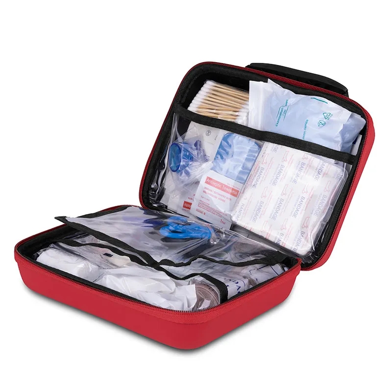 110pc OSHA Compliant First Aid Kit in Easy Carry EVA Zipper 14