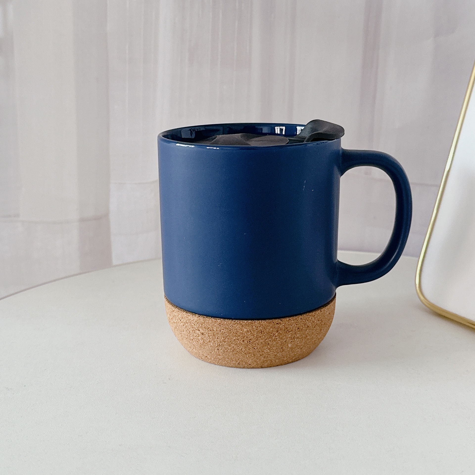Detachable Cork Bottom Ceramic Cup 6