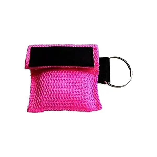 Portable CPR Mask Keychain with One-Way Valve 5