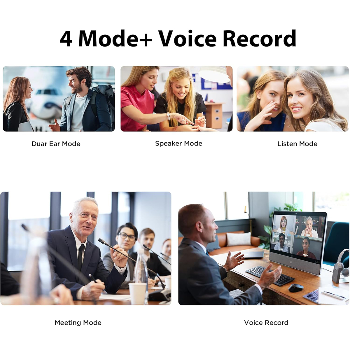 Real-Time AI 140 Plus Language Translator Earbuds with App Control 2