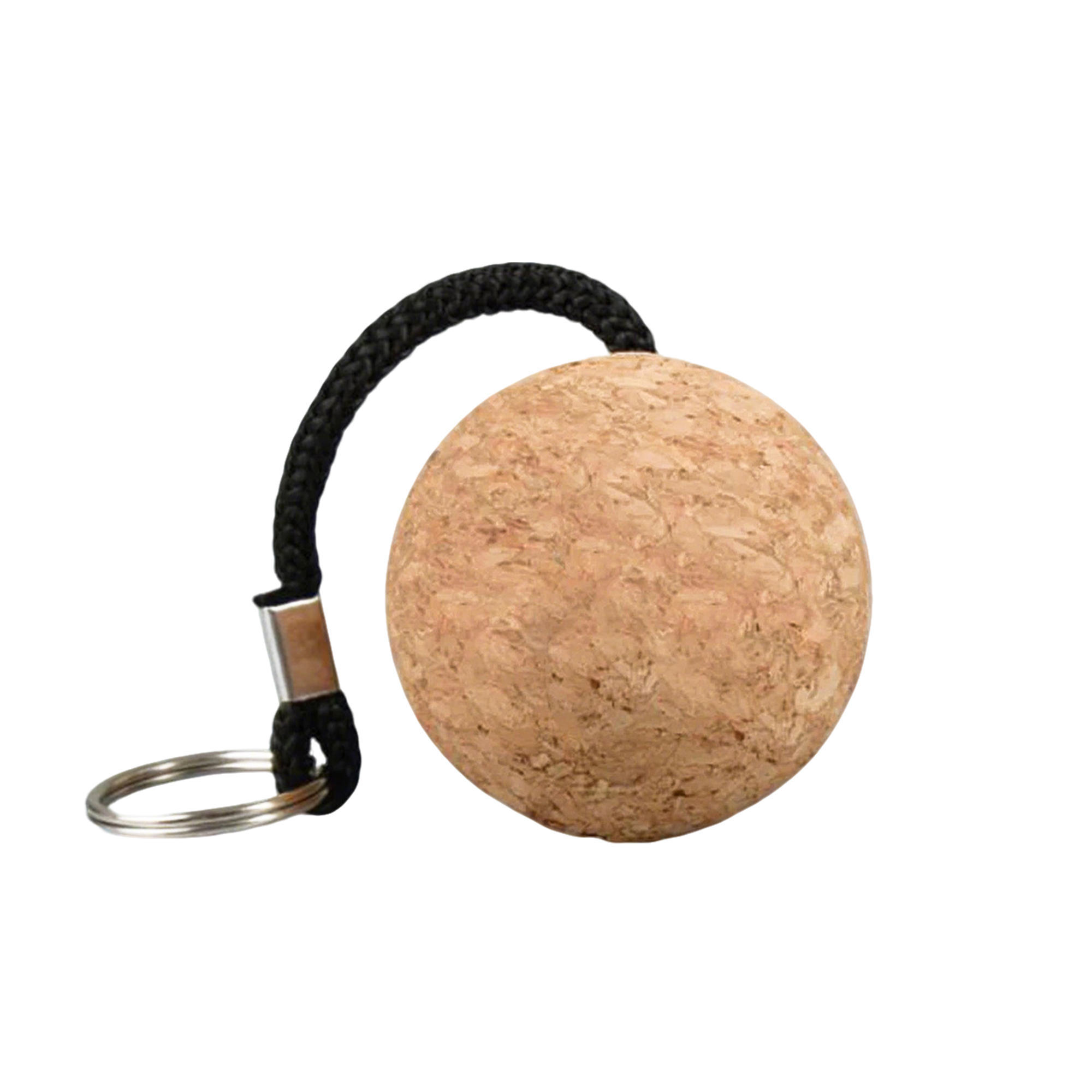 Oval Cork Key Ring 3.5" Length X 1.57" Width X 0.59" Height 6