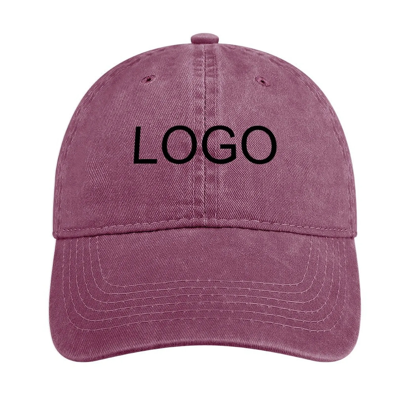 Denim Baseball Cap with Adjustable Buckle 5