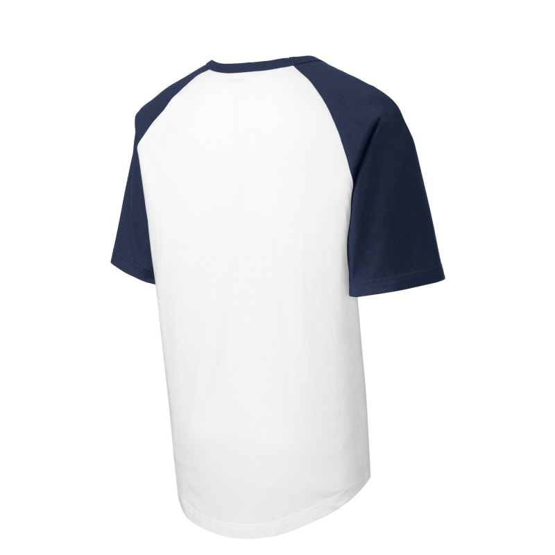 Sport-Tek Short Sleeve Colorblock Raglan Jersey. 19